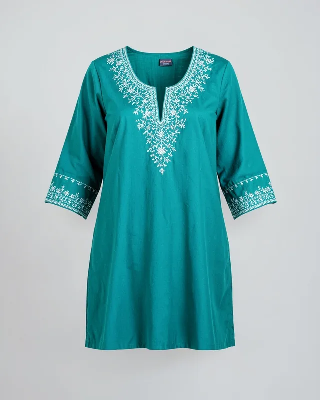Embroidered Cotton Kurti
